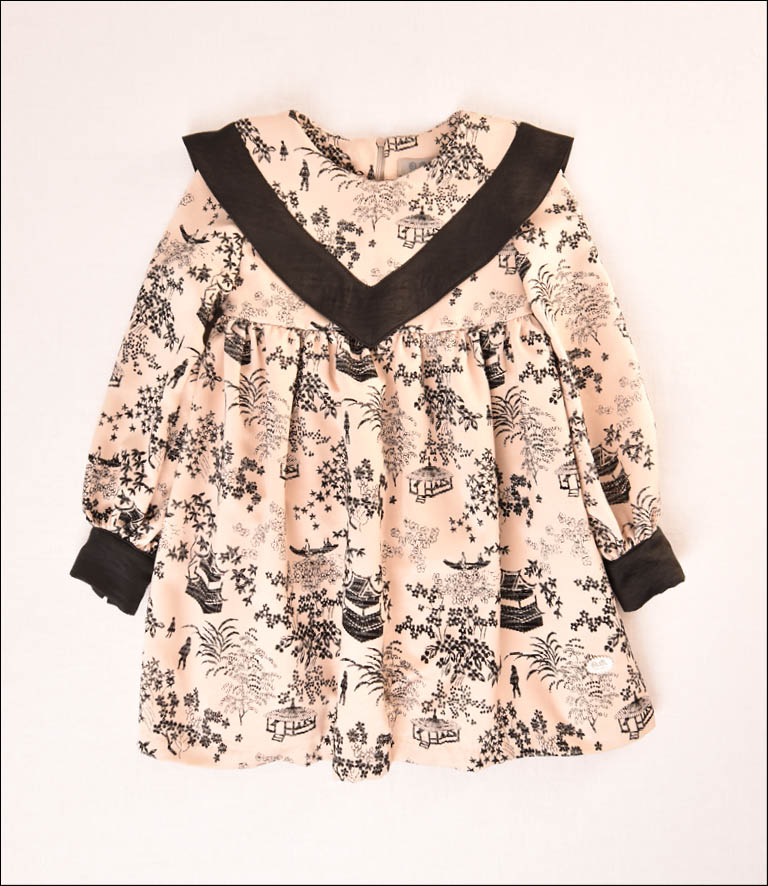 VESTIDO FLOCADO NIÑA
