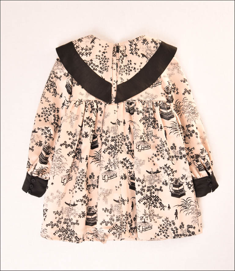 VESTIDO FLOCADO NIÑA