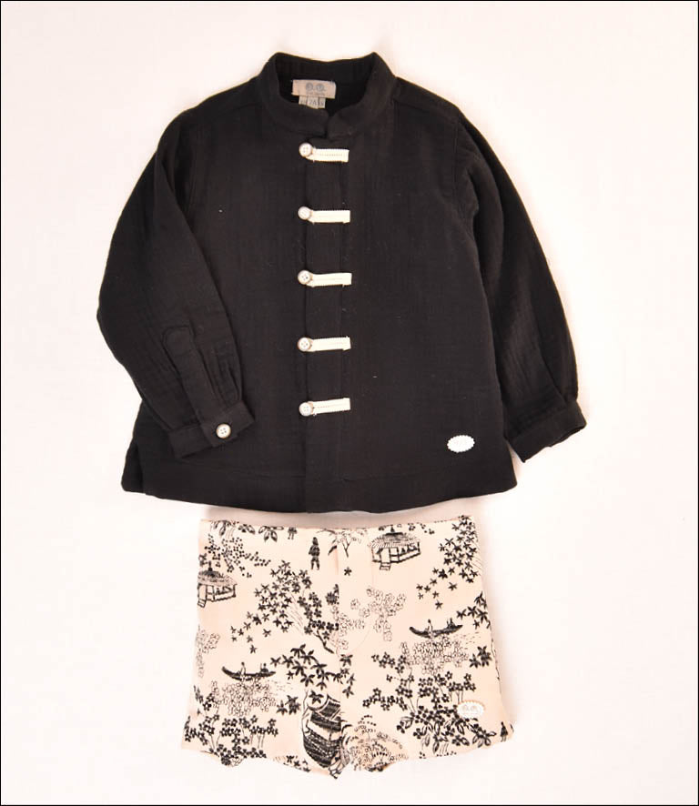 ENSEMBLE FLOQUÉ ENFANT 2P