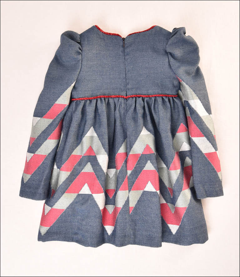 VESTIDO ZIG-ZAG NIÑA