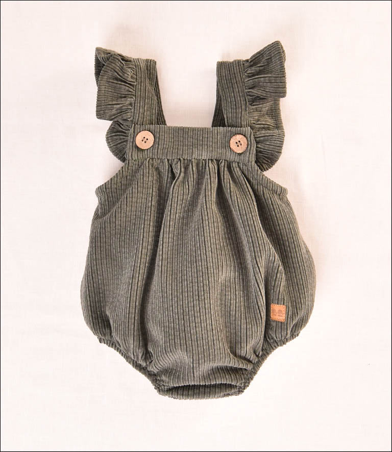 COMBINAISON VELOURS CÔTELÉ BÉBÉ