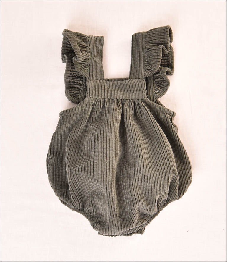 COMBINAISON VELOURS CÔTELÉ BÉBÉ
