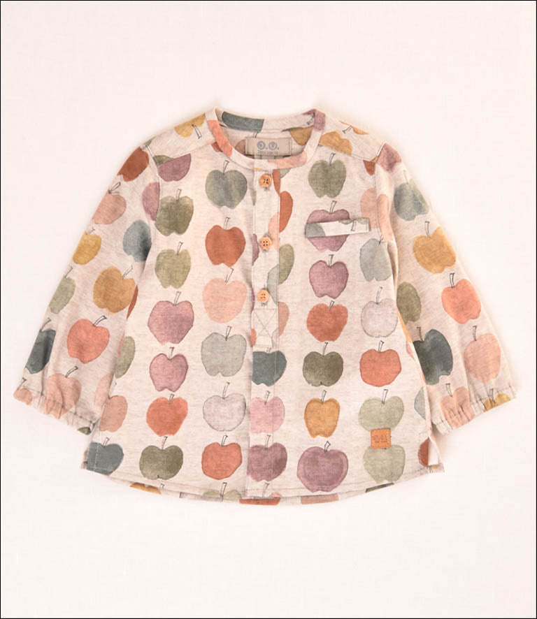 BLOUSE POMMES BÉBÉ