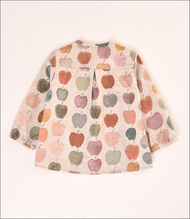 BLOUSE POMMES BÉBÉ