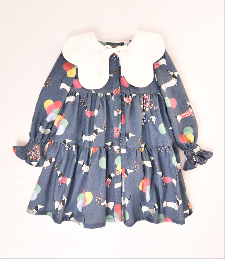 VESTIDO PERRITOS NIÑA