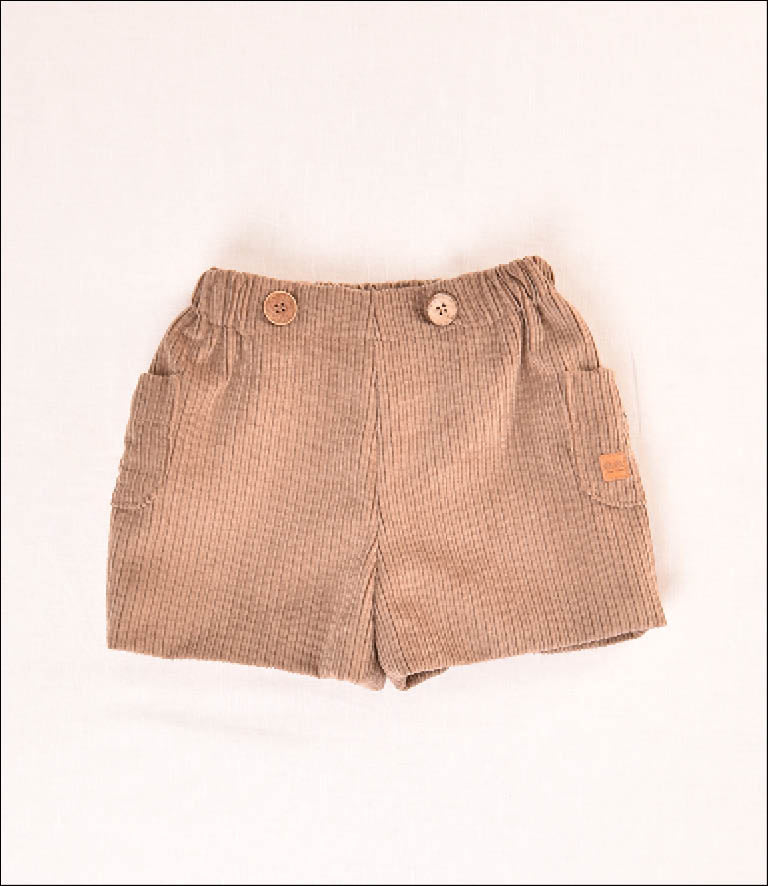 PANTALON CORTO PANA NIÑO