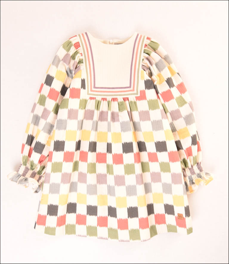 VESTIDO DAMERO NIÑA