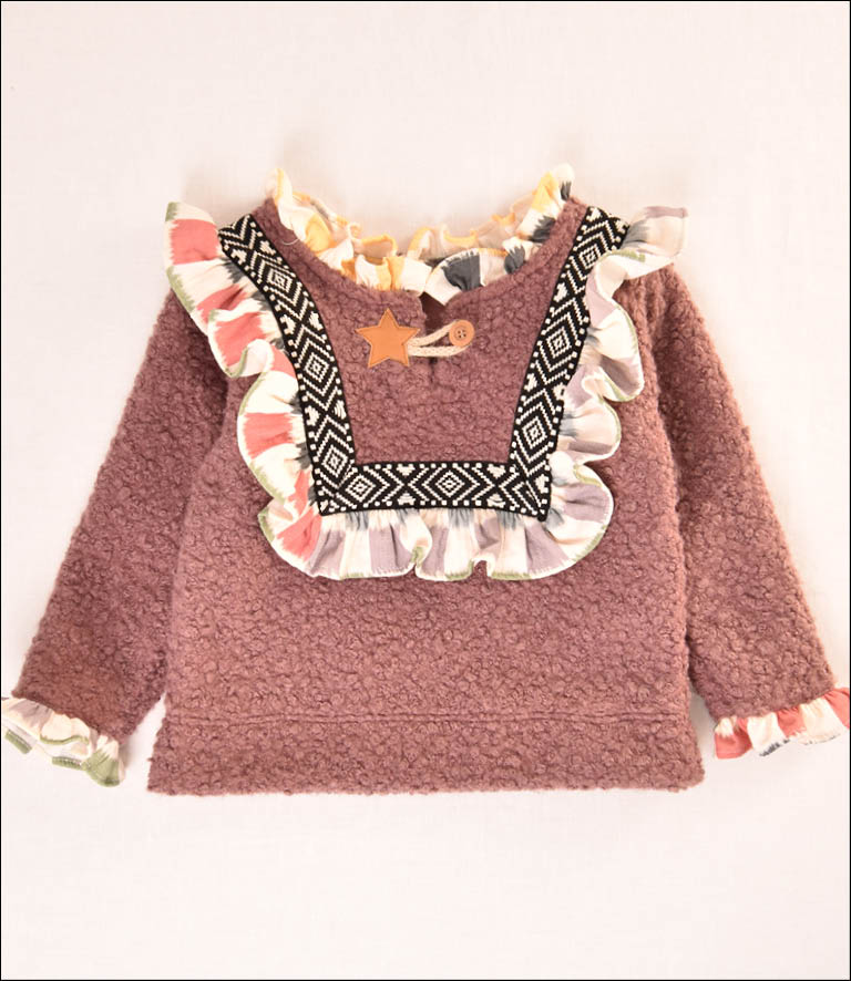 SUDADERA DAMERO NIÑA