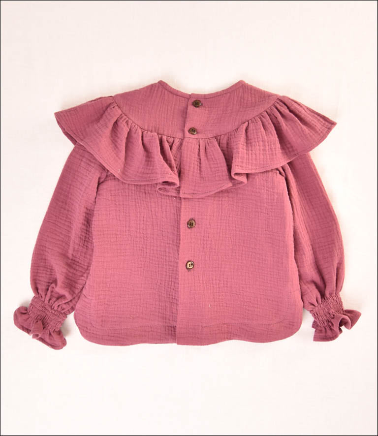 BLUSA LISA MUSELINA NIÑA