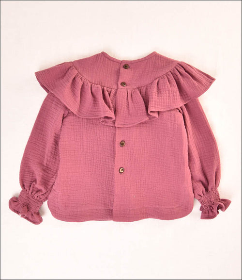 BLUSA LISA MUSELINA NIÑA