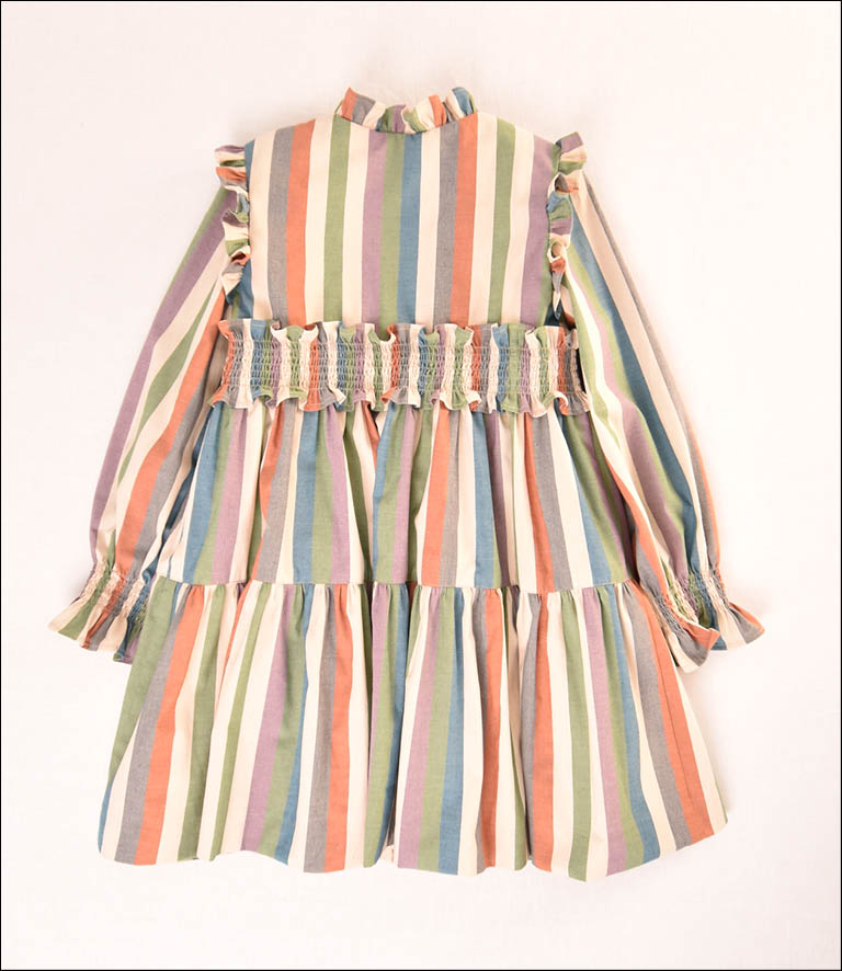 VESTIDO RAYAS NIÑA
