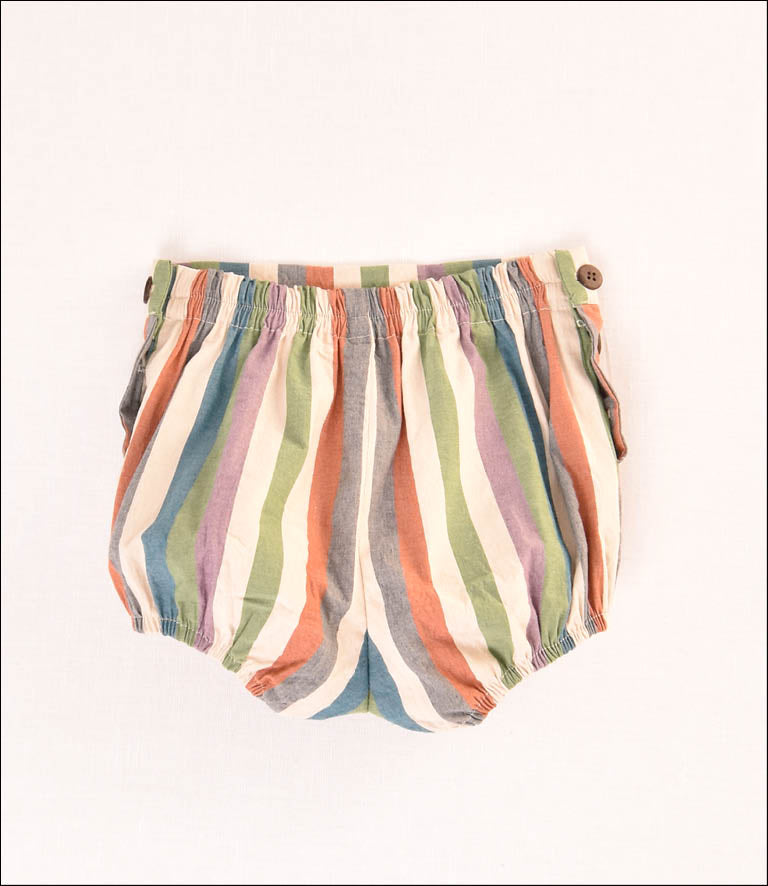 PANTALON SALOPETTE RAYURES BÉBÉ