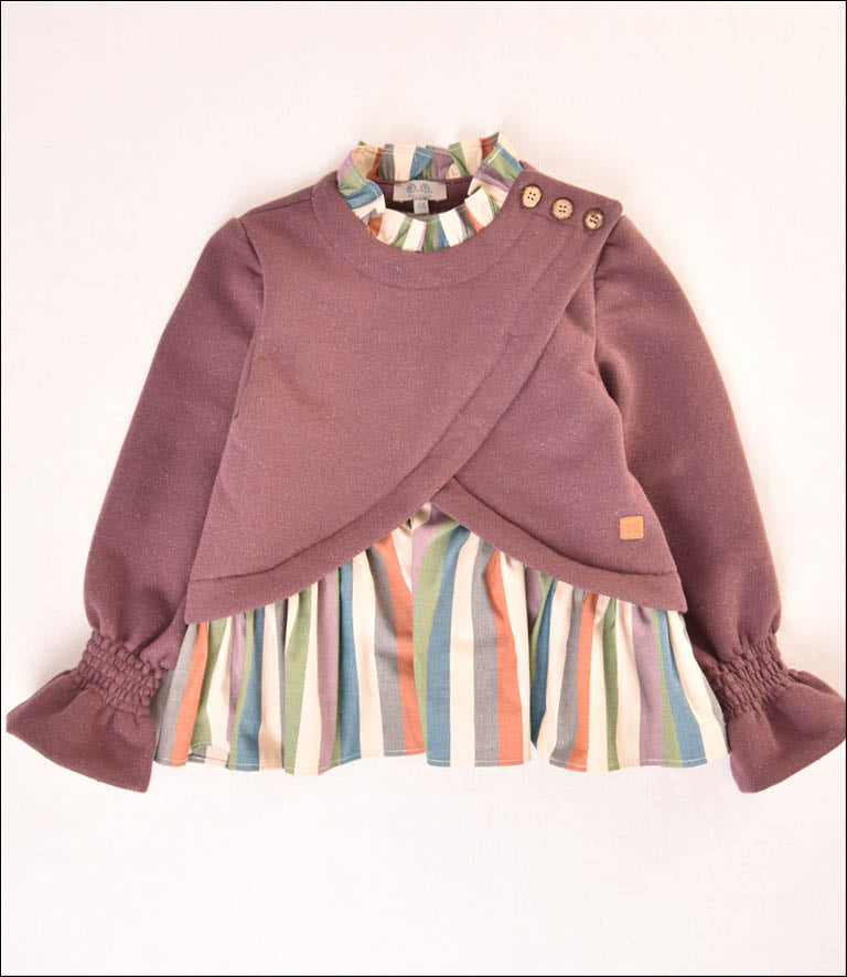 SUDADERA RAYAS NIÑA