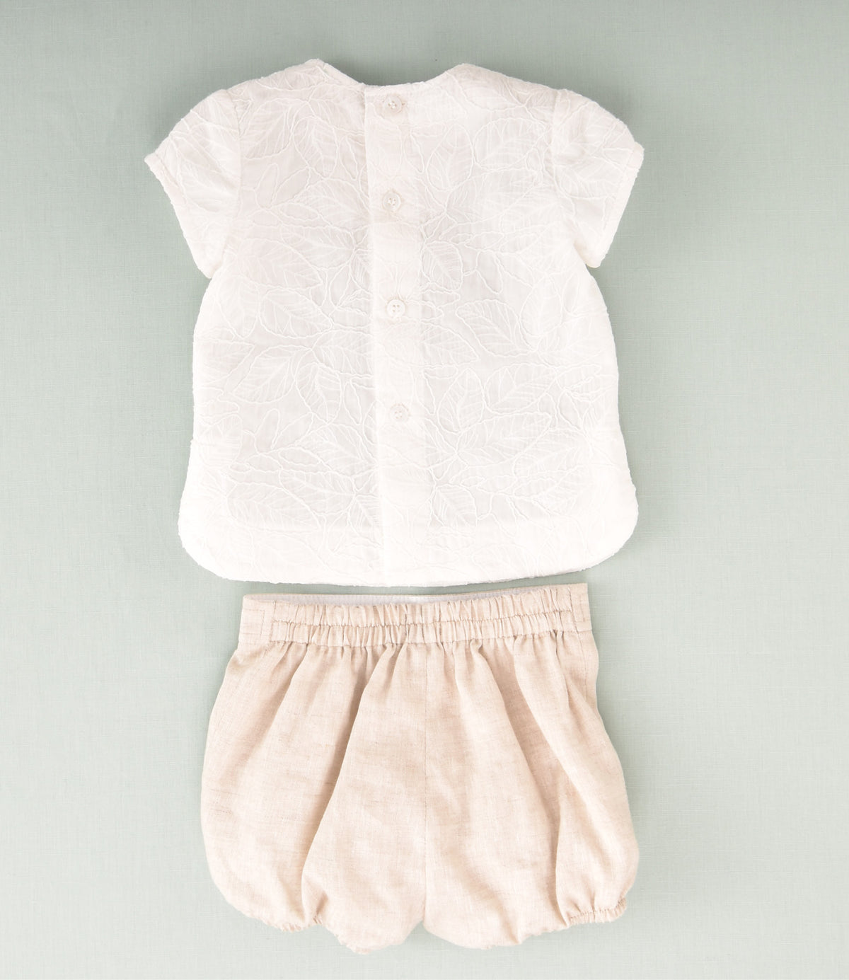 CONJUNTO BORDADO BEBE 2P