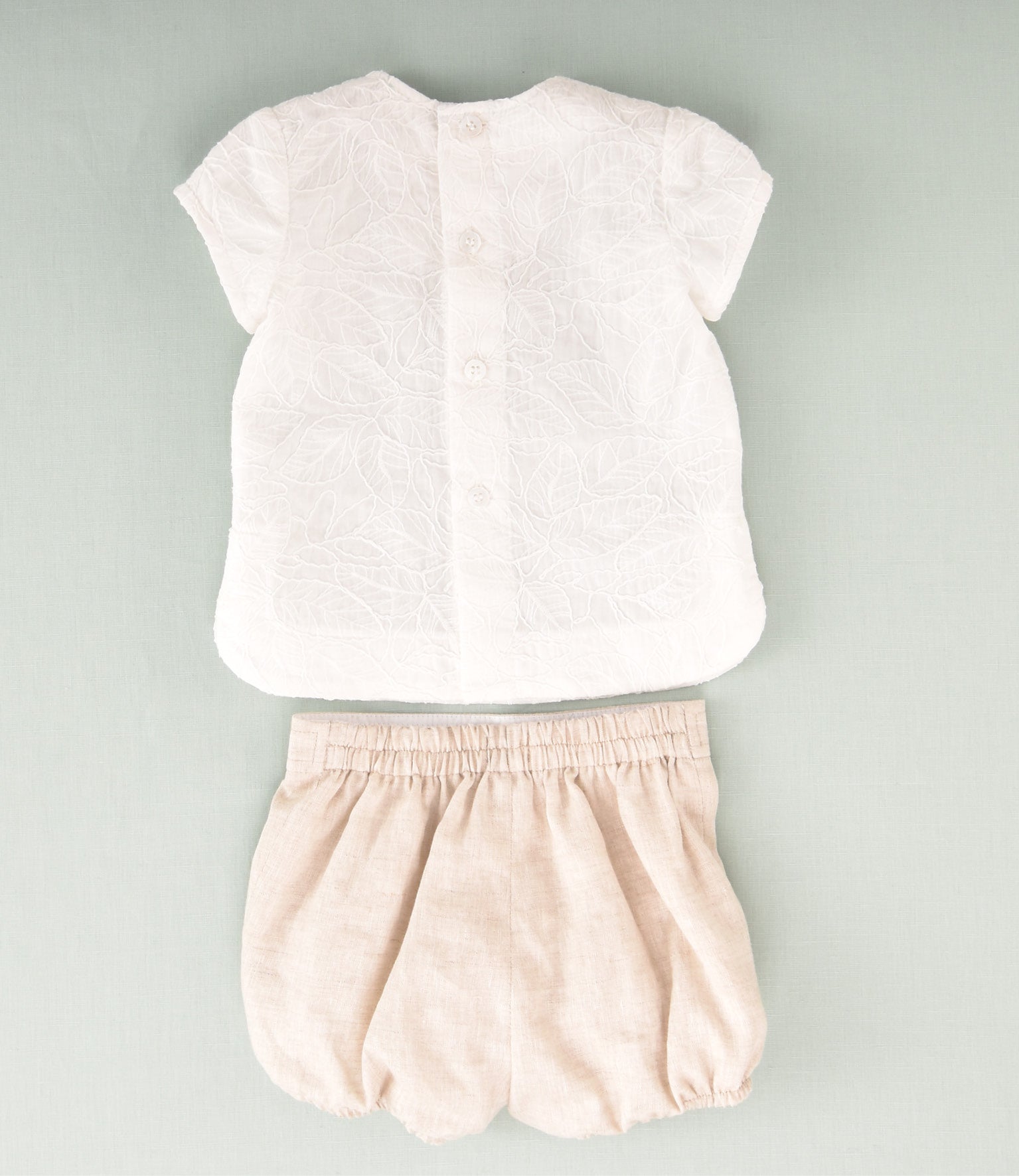 CONJUNTO BORDADO BEBE 2P