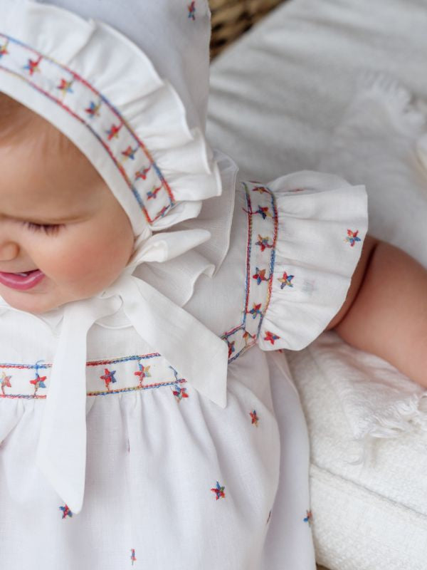 VESTIDO ESTRELLAS BEBE 3P