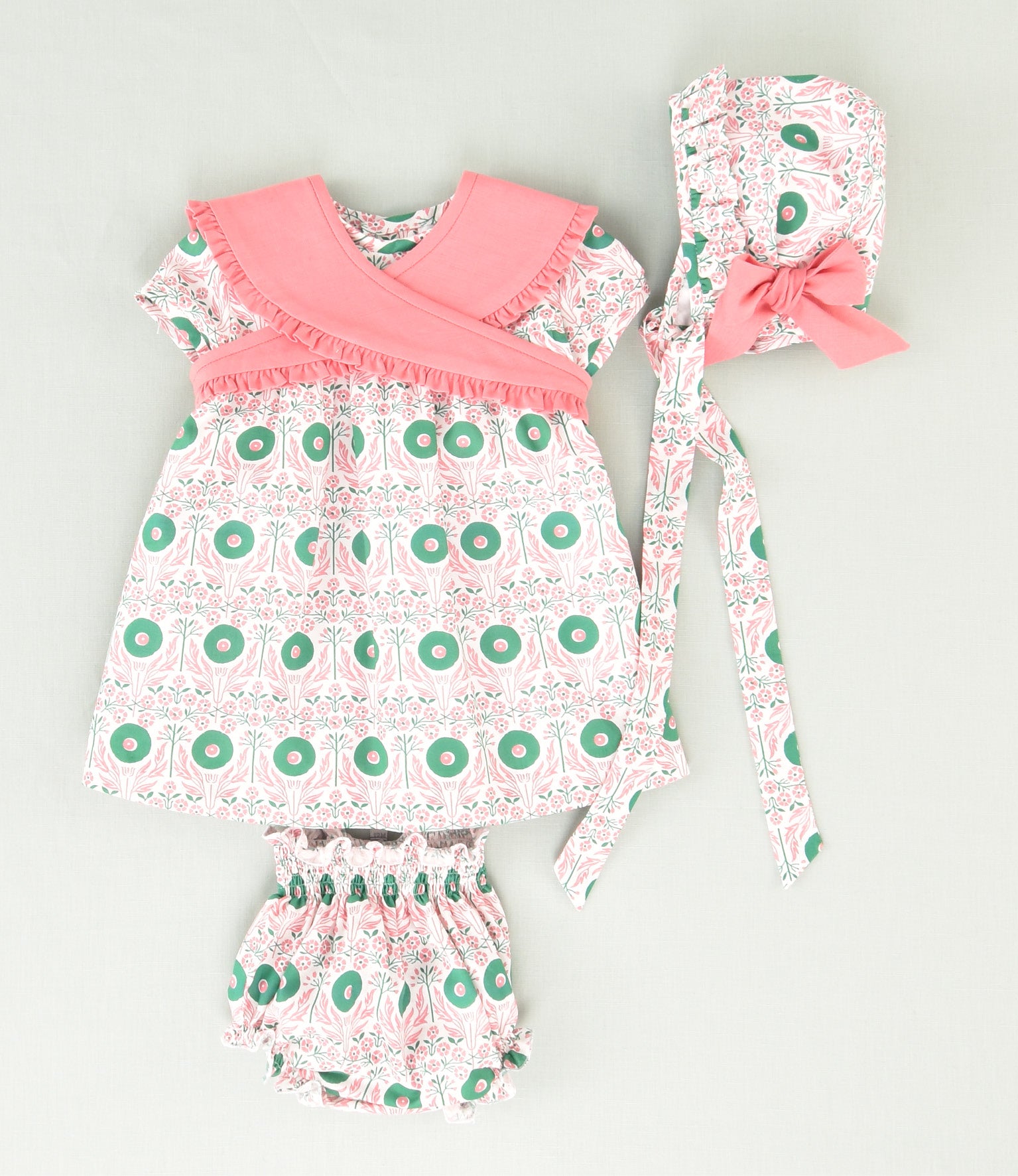 VESTIDO ESTAMPADO BEBE 3P