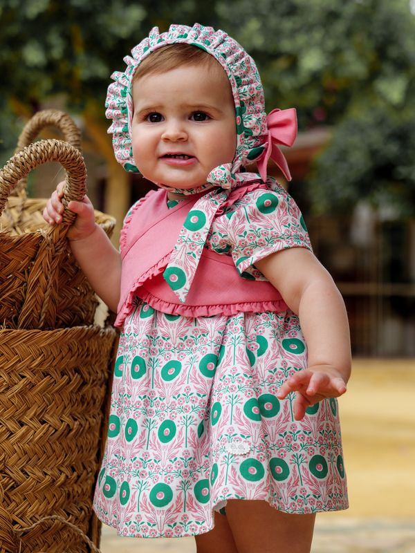 VESTIDO ESTAMPADO BEBE 3P