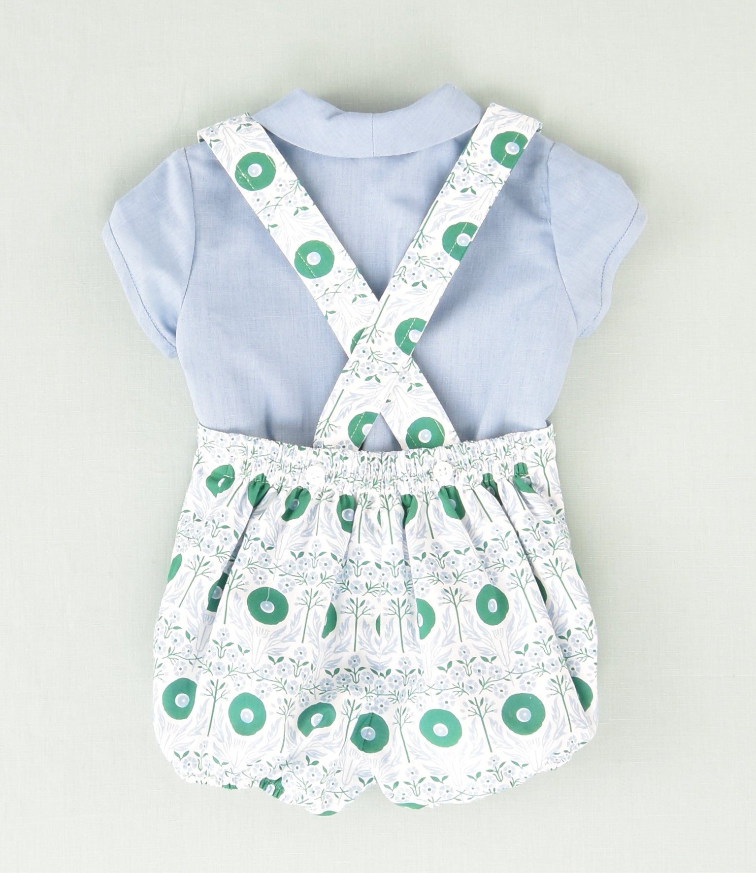 CONJUNTO RANA ESTAMPADO BEBE 2P