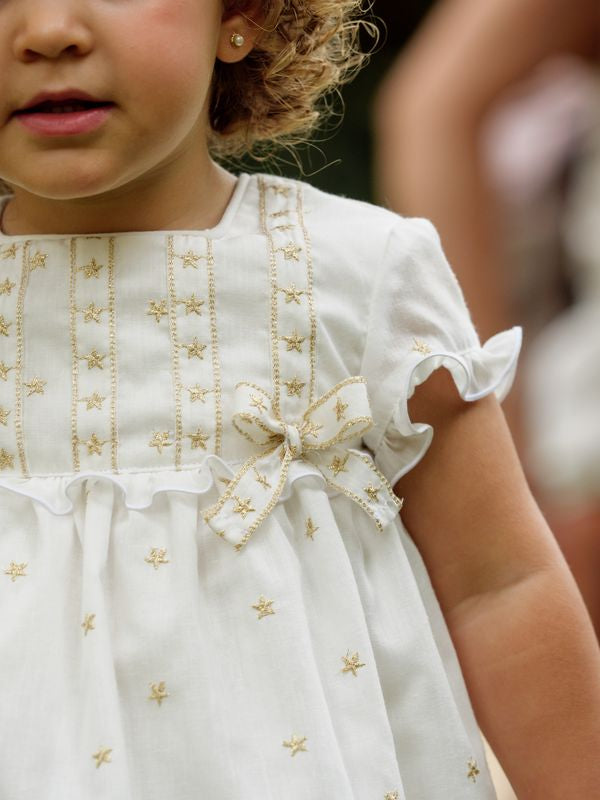 VESTIDO ESTRELLAS BEBE 2P