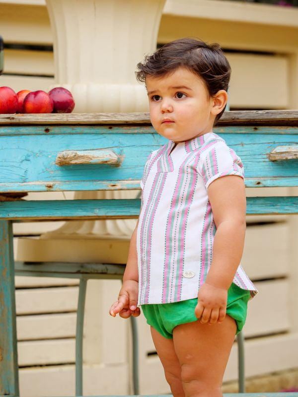 CONJUNTO TRICOLOR BEBE 2P