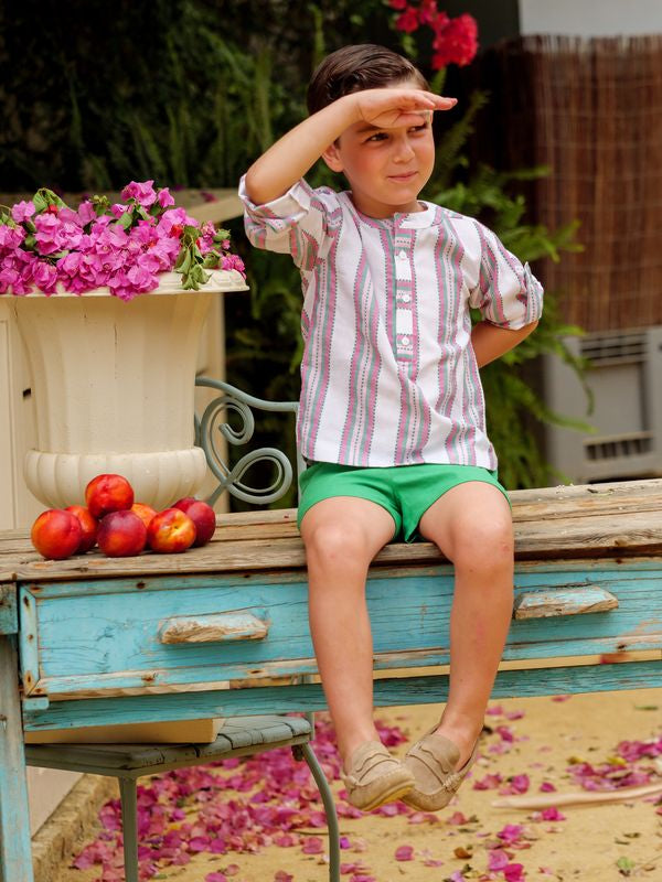 CONJUNTO TRICOLOR NIÑO 2P