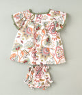 VESTIDO FLORES BEBE 2P