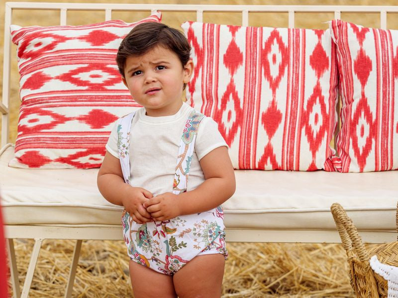 CONJUNTO FLORES BEBE 2P
