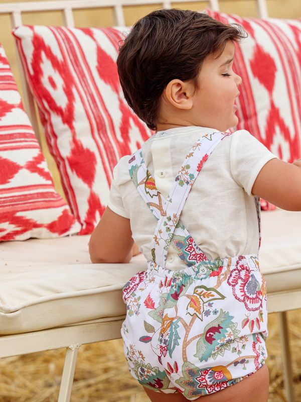 CONJUNTO FLORES BEBE 2P