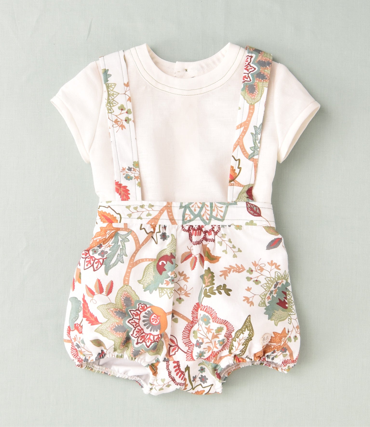 CONJUNTO FLORES BEBE 2P