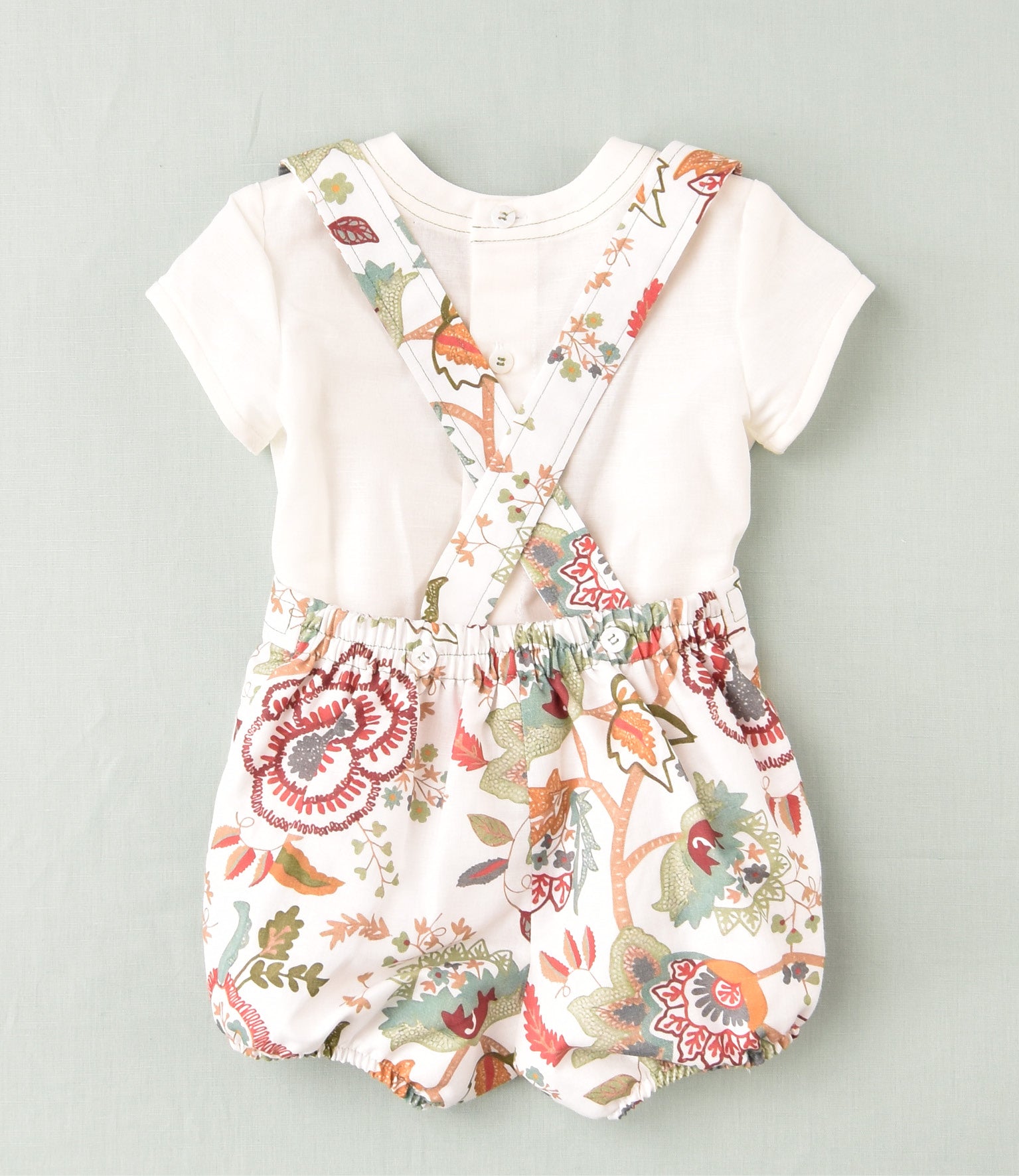 CONJUNTO FLORES BEBE 2P