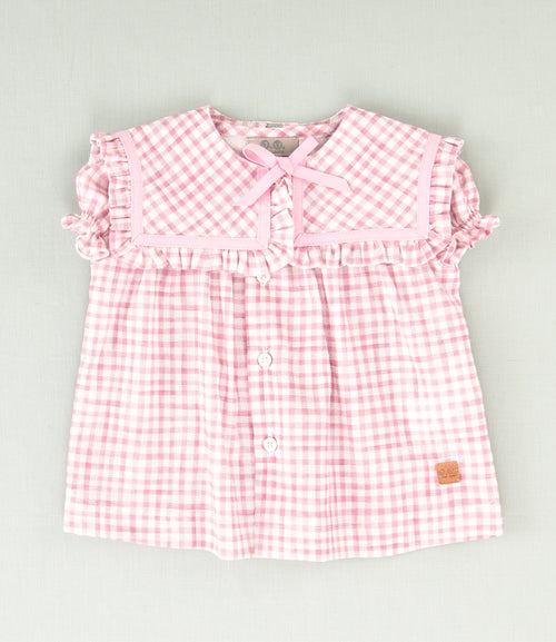 BLUSA VICHY BEBE NIÑA
