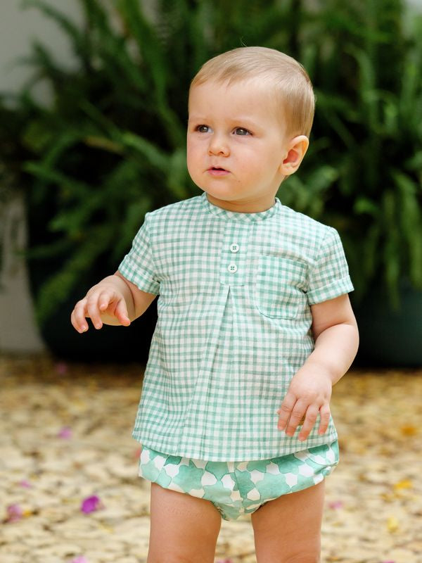 BLUSA VICHY BEBE NIÑO