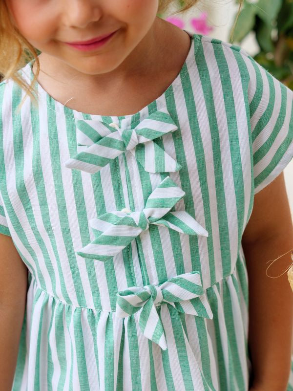 VESTIDO RAYAS NIÑA
