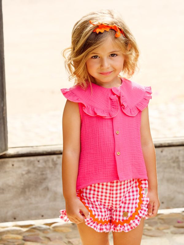 SHORT VICHY NIÑA