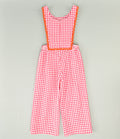 COMBINAISON LONGUE VICHY FILLETTE
