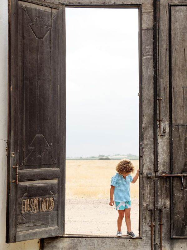 BLUSA VICHY NIÑO