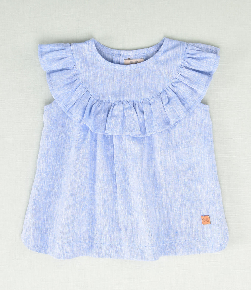 BLUSA LINO LISO NIÑA