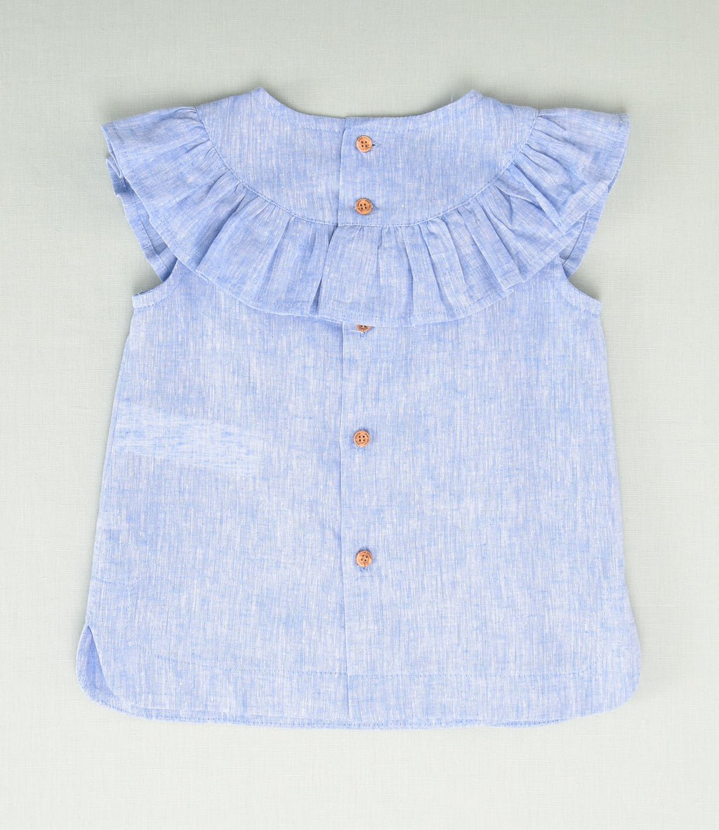 BLUSA LINO LISO NIÑA