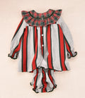 VESTIDO CUADROS BEBE 3P
