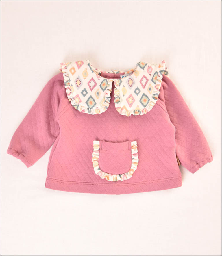 SUDADERA ROMBOS BEBE
