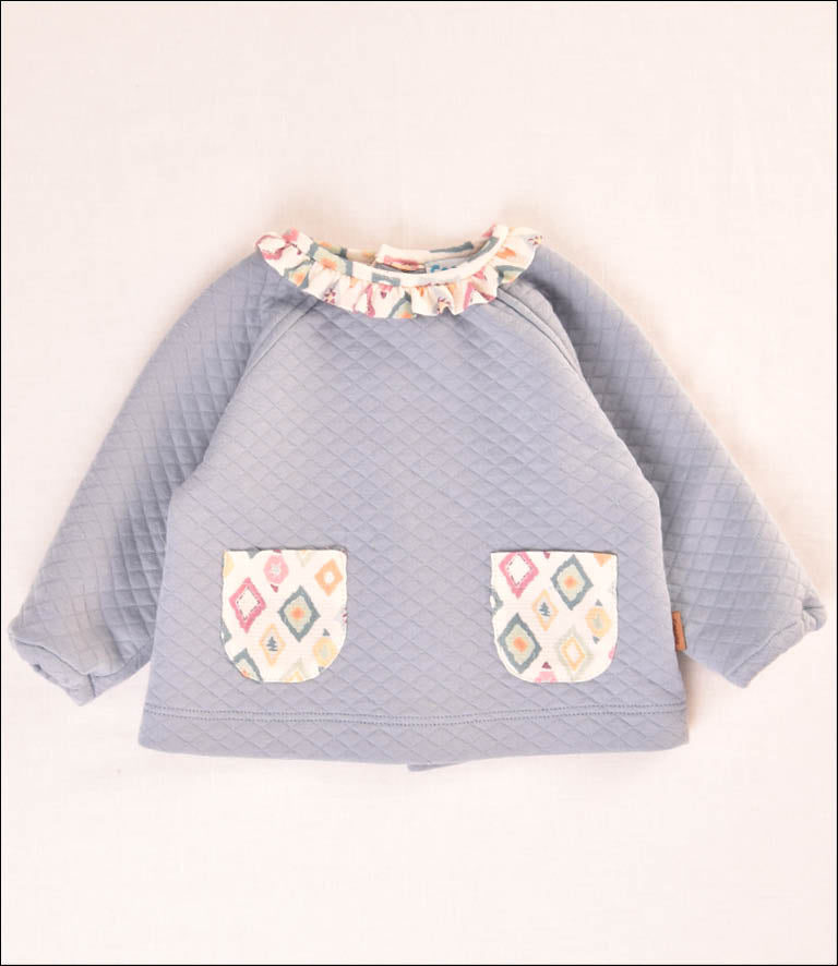 SUDADERA ROMBOS BEBE