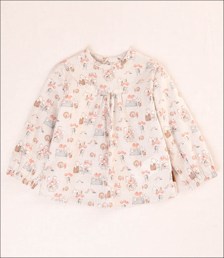 BLOUSE IMPRIMÉE BÉBÉ