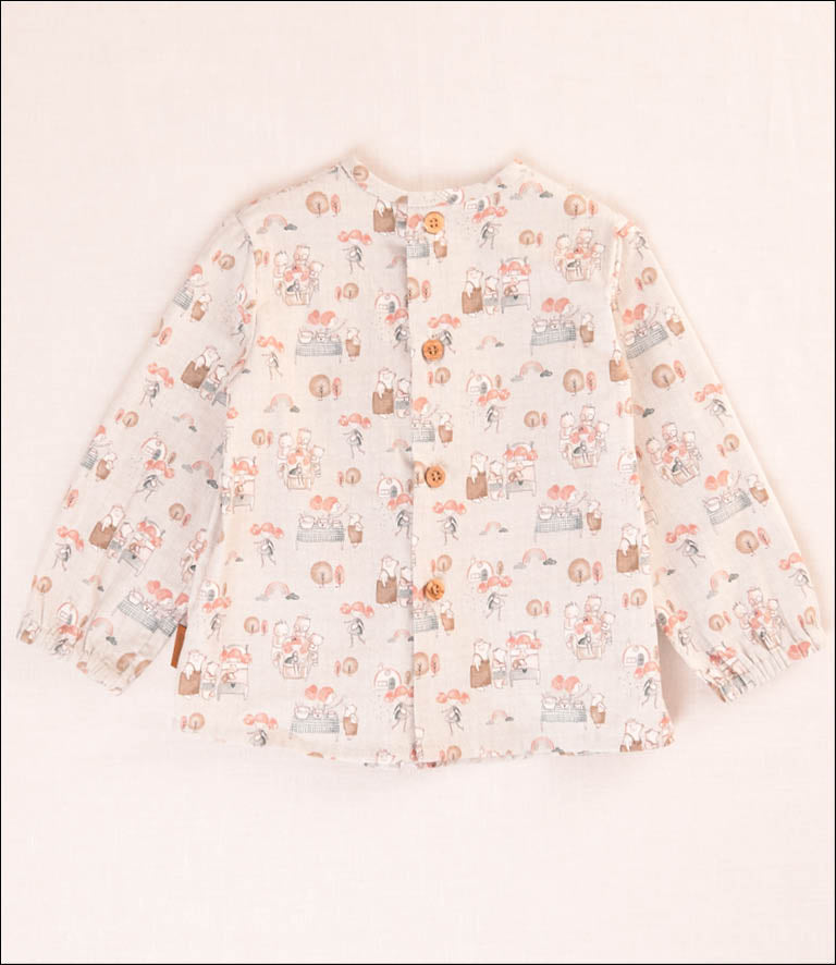 BLOUSE IMPRIMÉE BÉBÉ