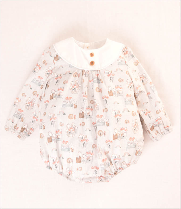 COMBINAISON ESTAMPÉE BÉBÉ