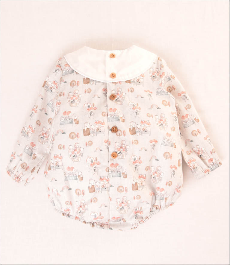 COMBINAISON ESTAMPÉE BÉBÉ