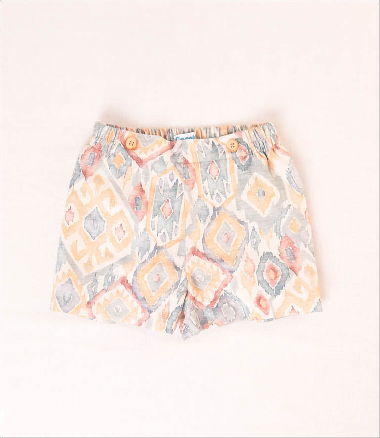 PANTALON CORTO ETNICO NIÑO