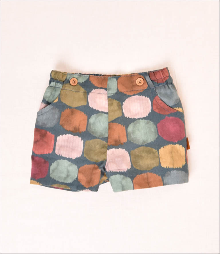 PANTALON CORTO PINCELADAS NIÑO