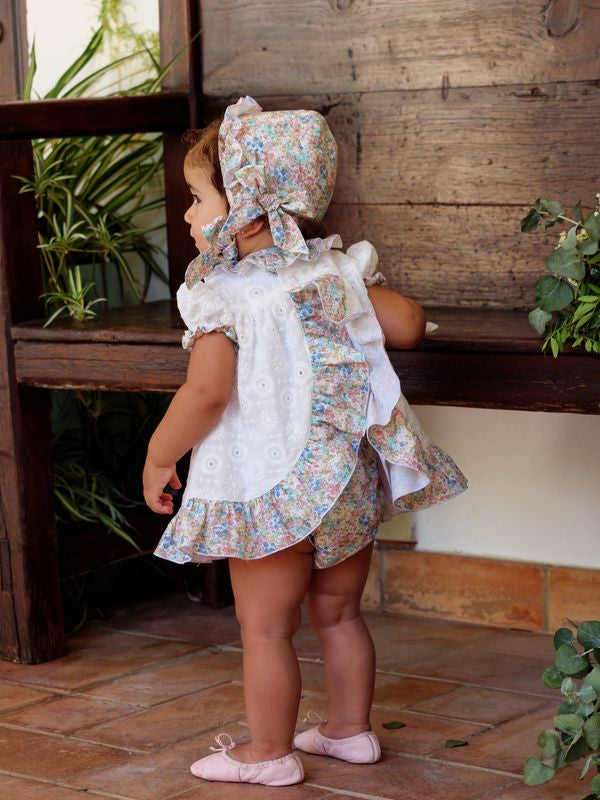 VESTIDO BORDADO BEBE 3P