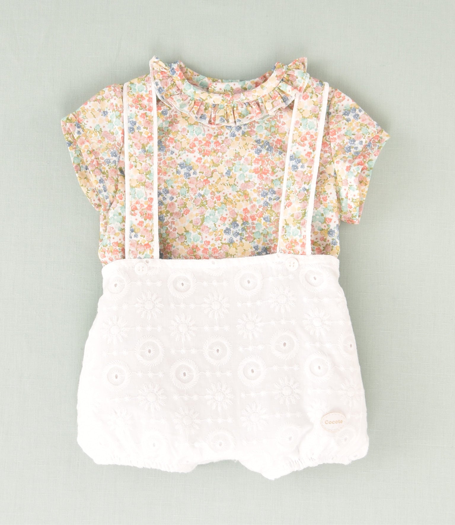 CONJUNTO BORDADO BEBE 2P